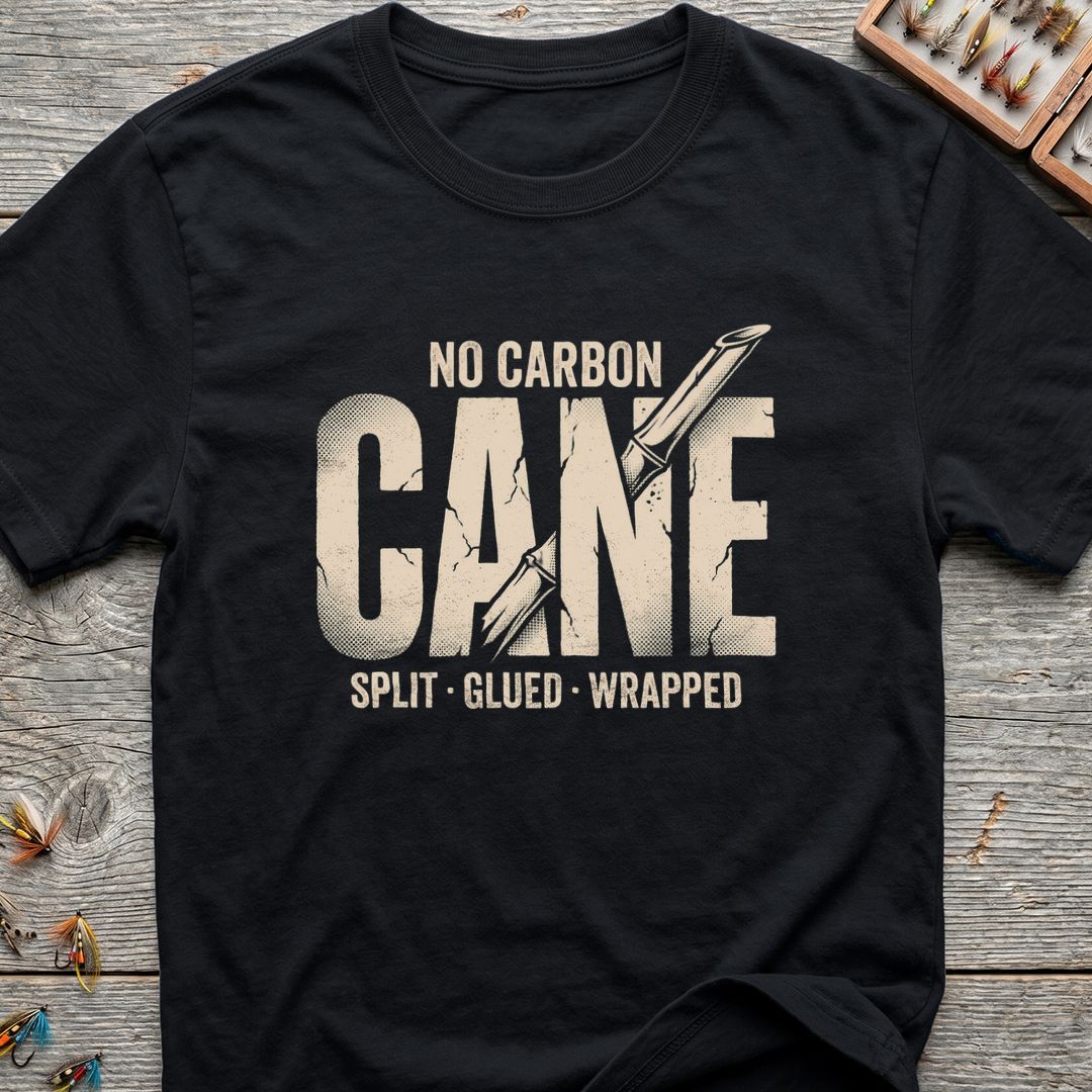 No Carbon Cane - Black t-shirt