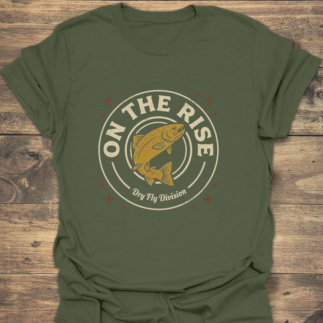 On The Rise - Military Green t-shirt