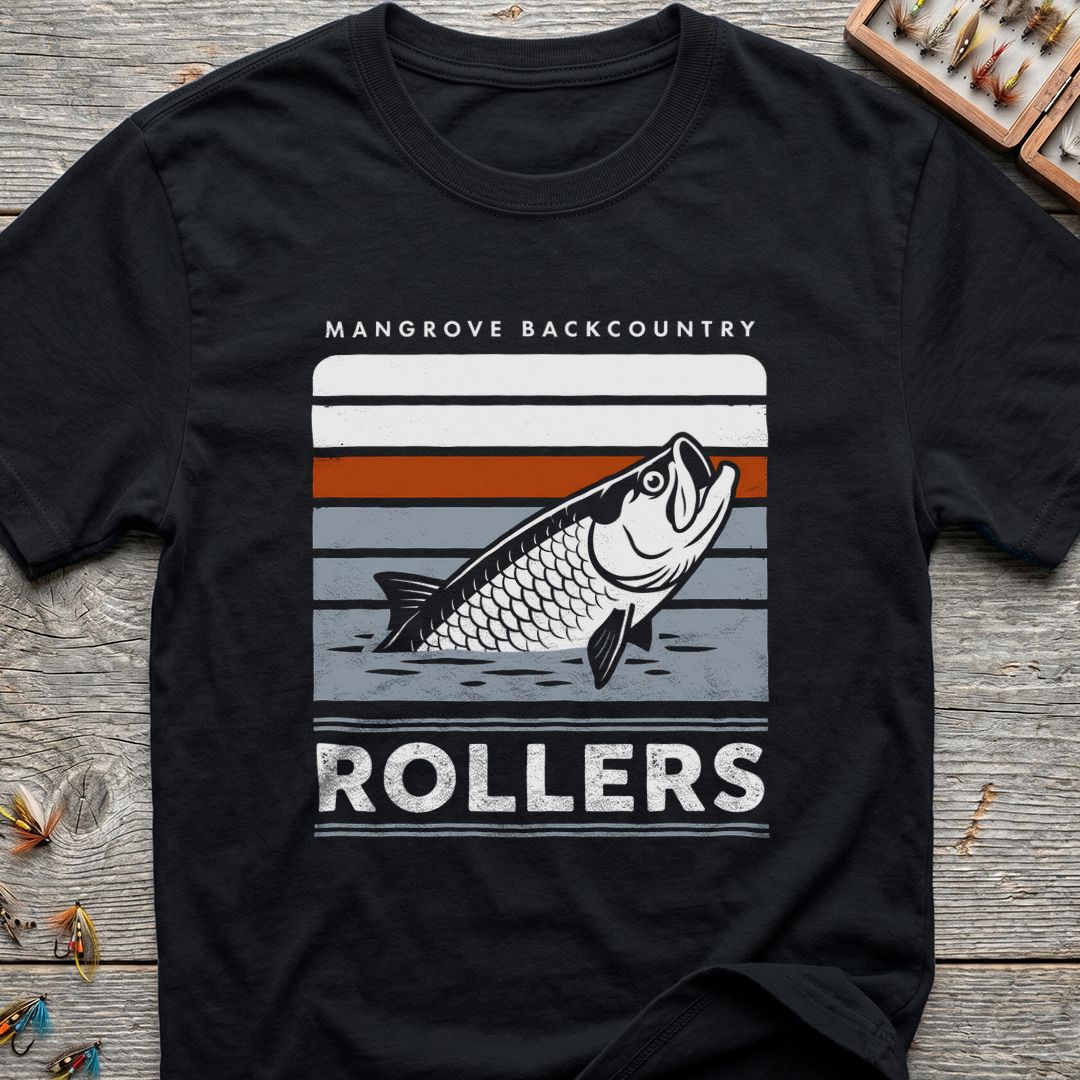 Mangrove Backcountry Rollers - Black t-shirt