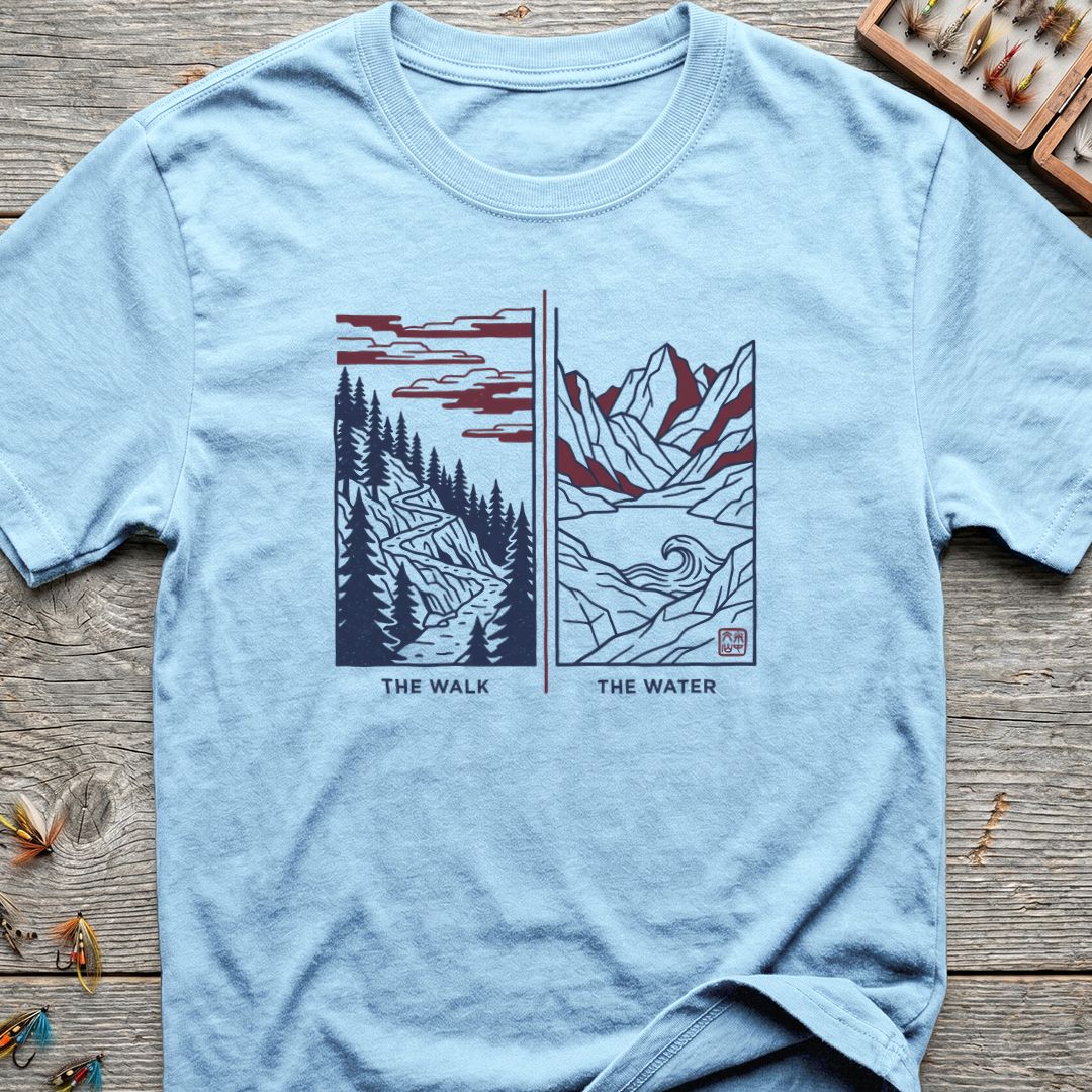 The Walk The Water - Light Blue t-shirt