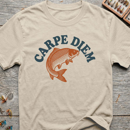 Carpe Diem Carp - Natural t-shirt