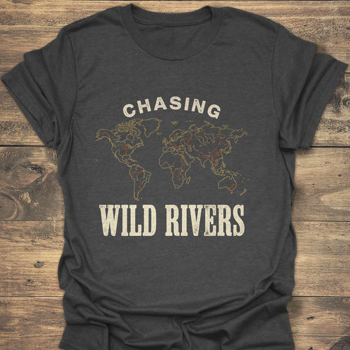 Chasing Wild Rivers - Dark Heather t-shirt