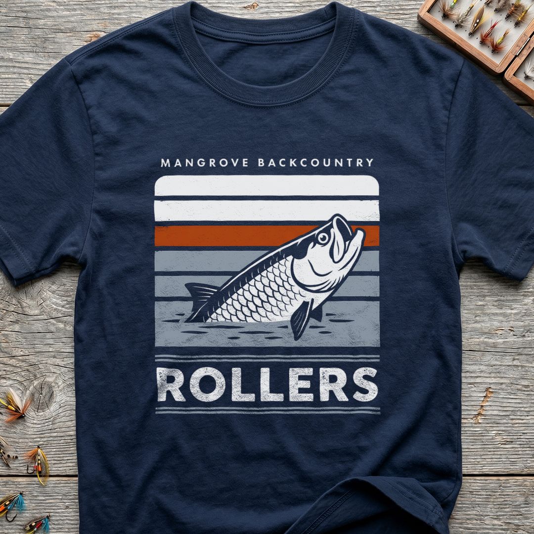Mangrove Backcountry Rollers - Navy t-shirt