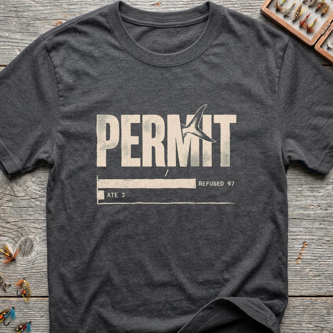 Permit Refused 97 Ate 3 - Dark Heather t-shirt
