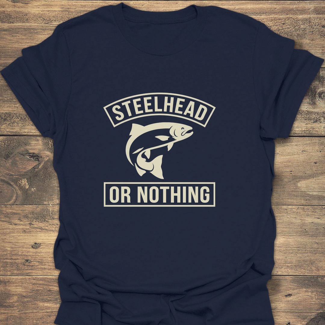 Steelhead Or Nothing - Navy t-shirt