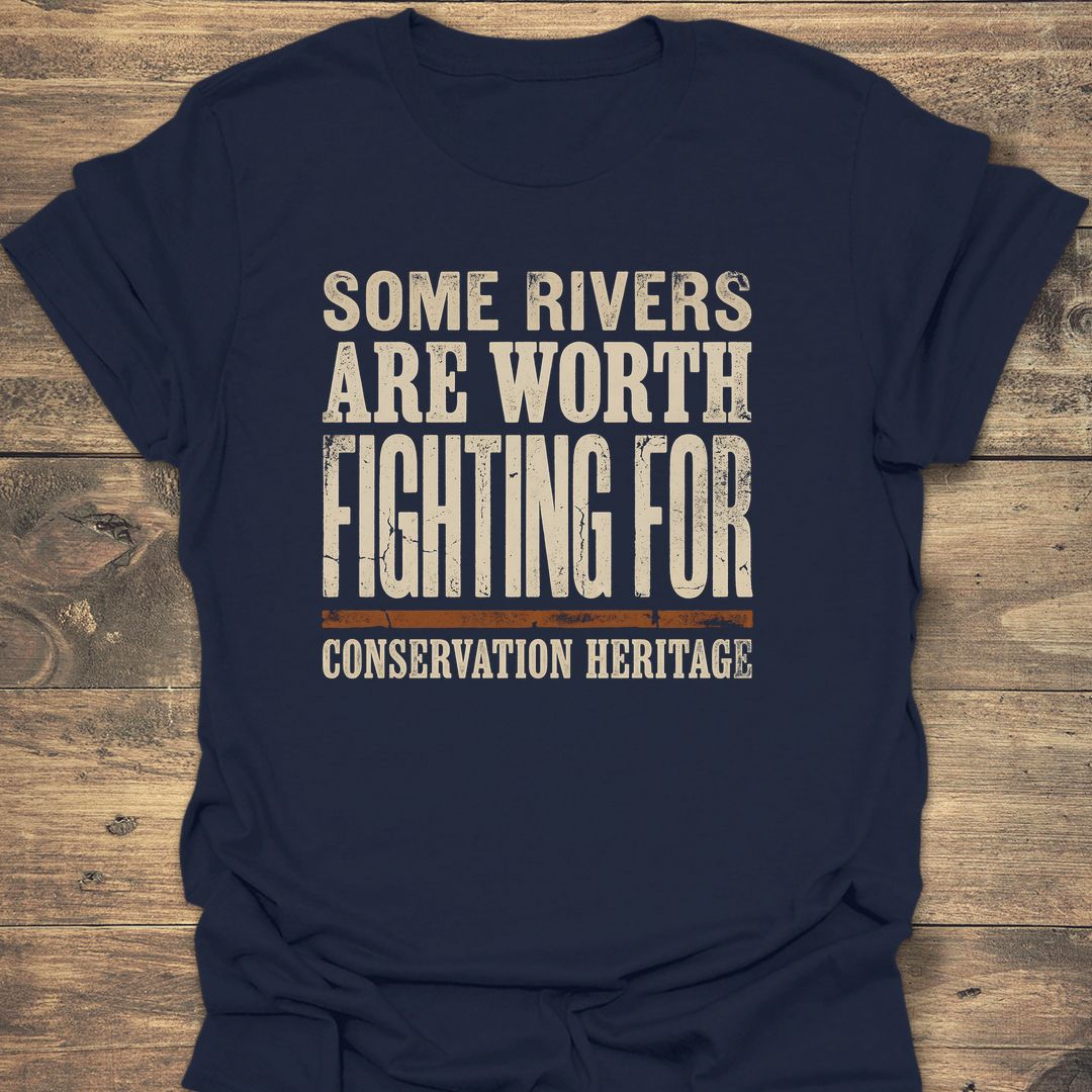 Rivers Worth Fighting For - Navy t-shirt