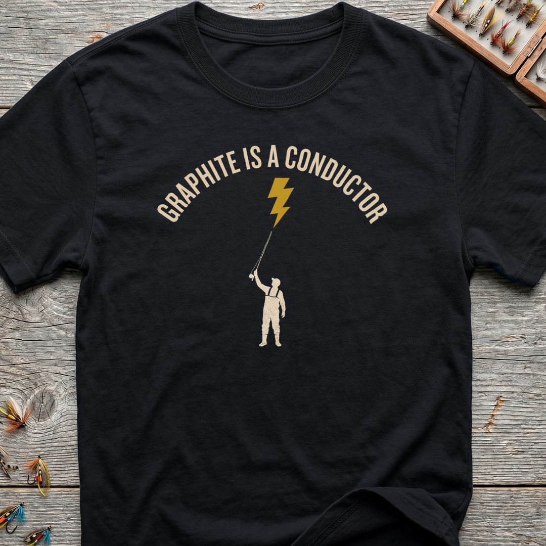 Graphite Is A Conductor - Black t-shirt