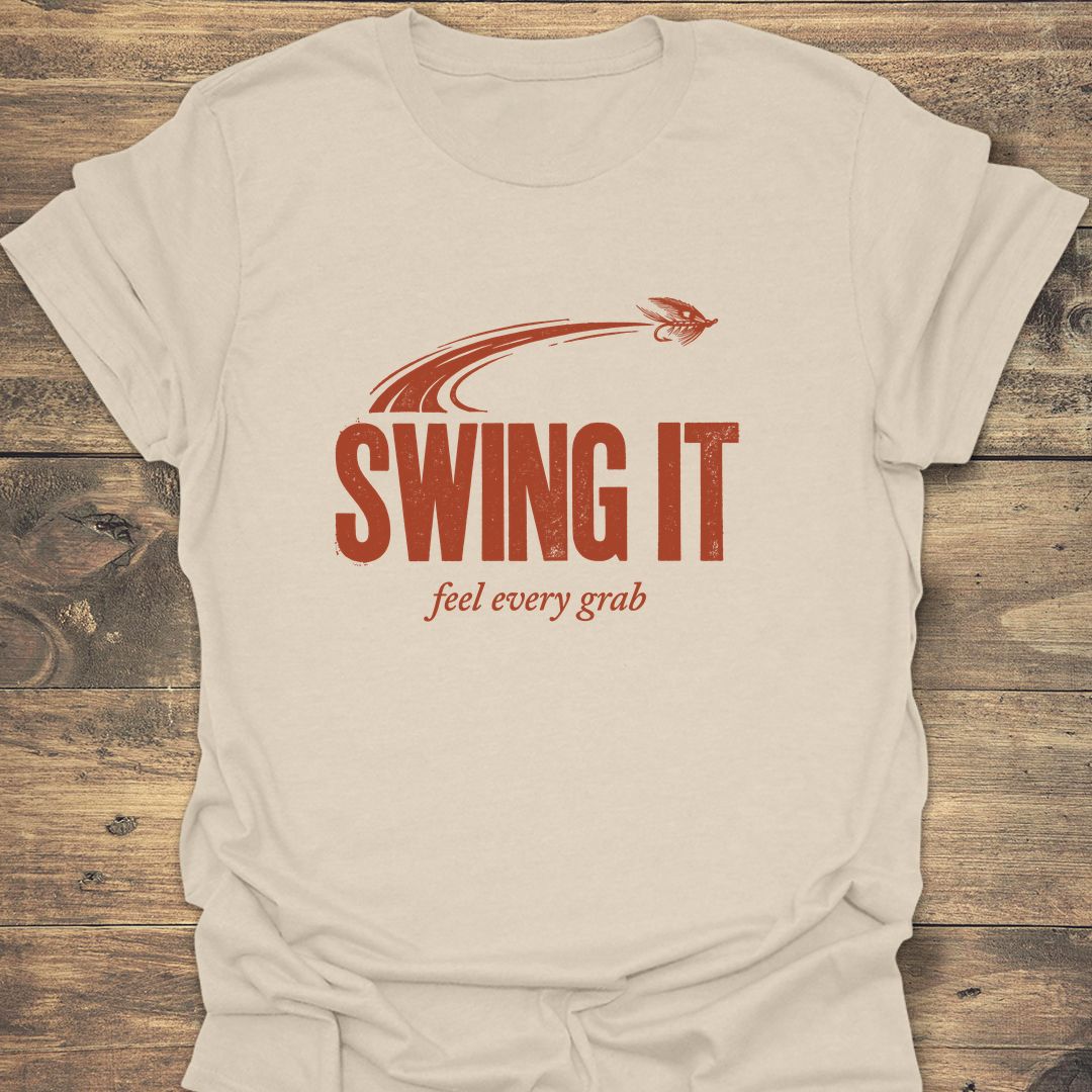 Swing It Feel Every Grab - Natural t-shirt