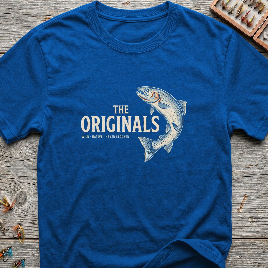 The Originals Wild Native Trout - Royal t-shirt