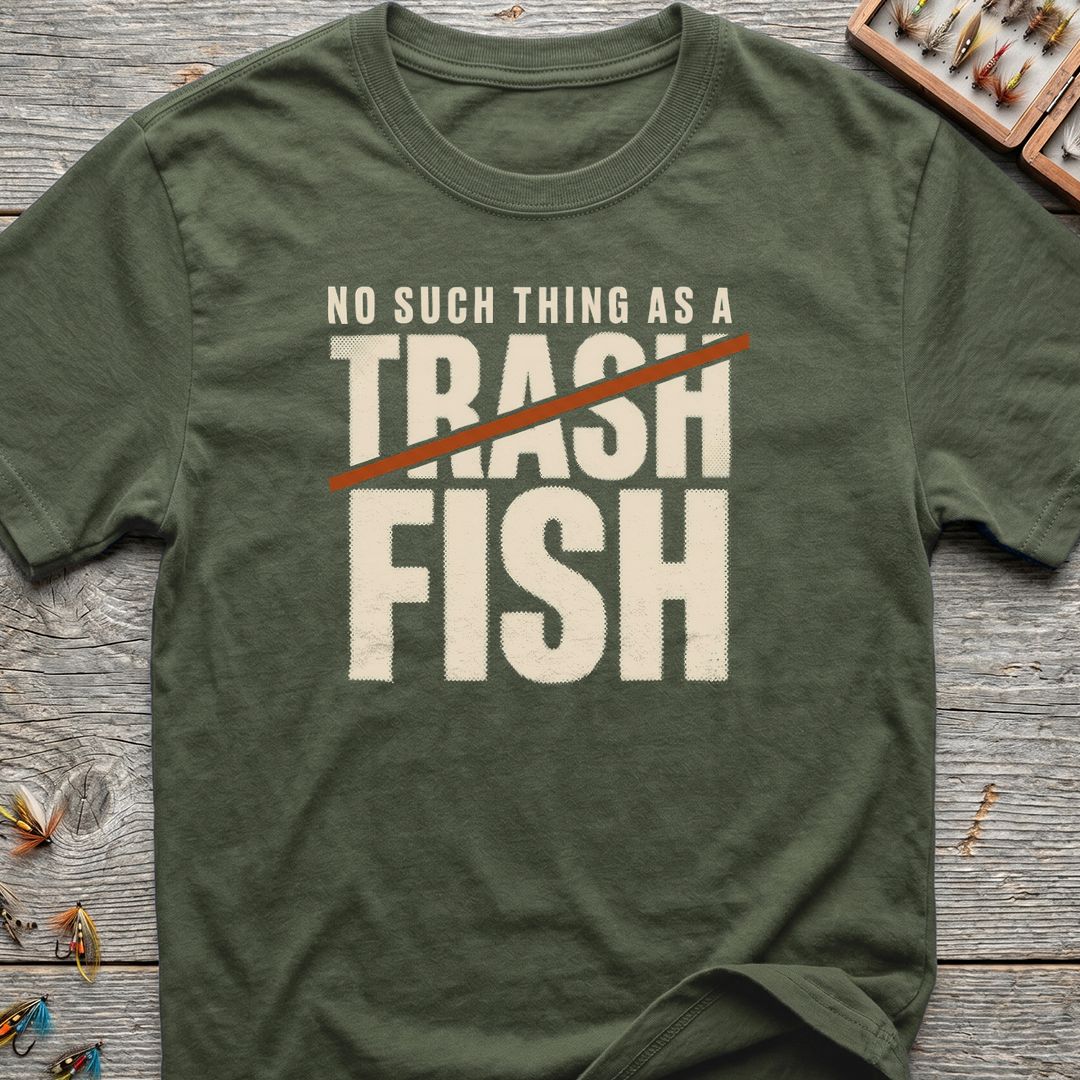 No Such Thing As Trash - Military Green t-shirt
