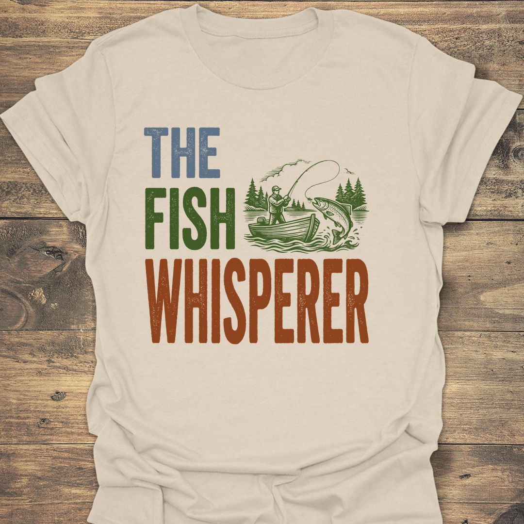 The Fish Whisperer - Natural t-shirt