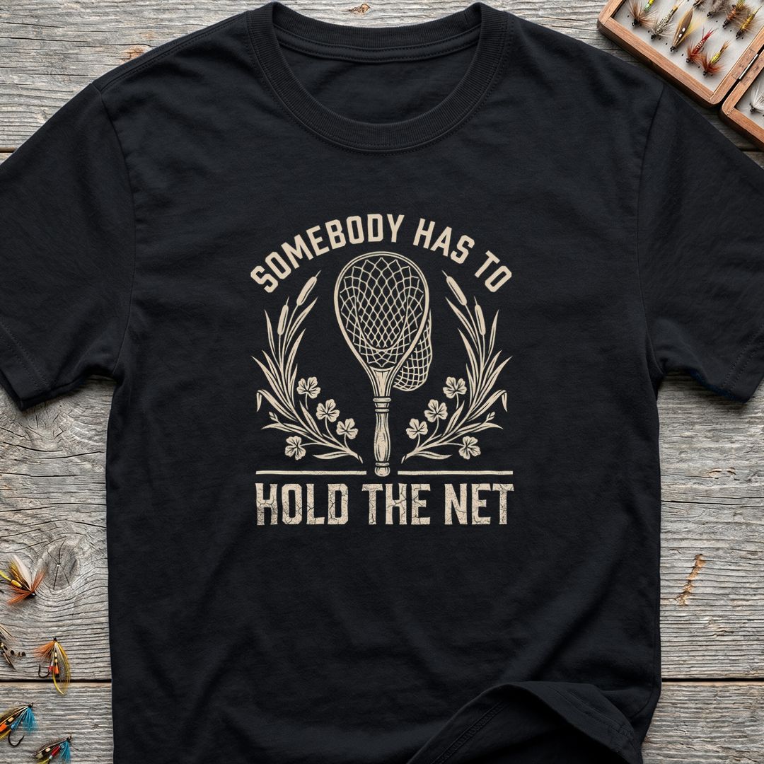 Somebody Has To Hold The - Black t-shirt