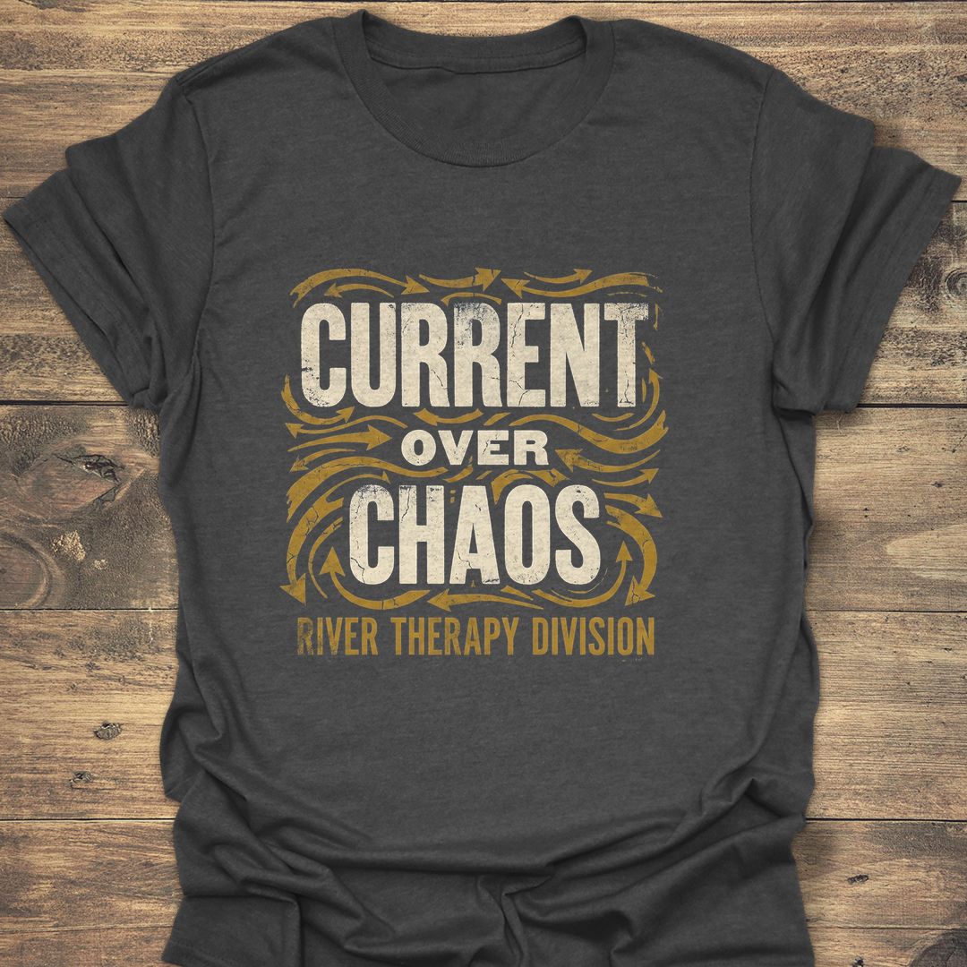 Current Over Chaos - Dark Heather t-shirt