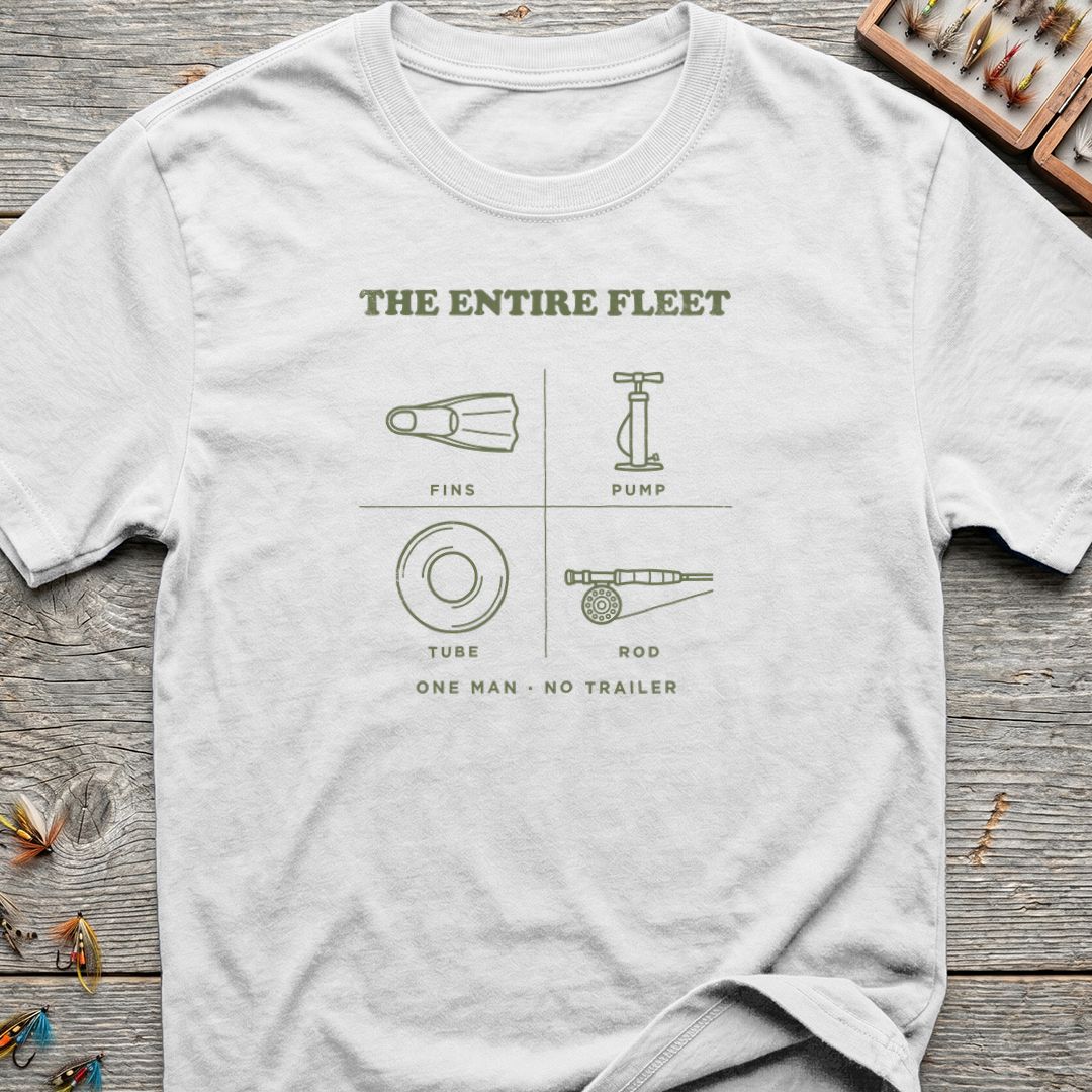 The Entire Fleet - White t-shirt
