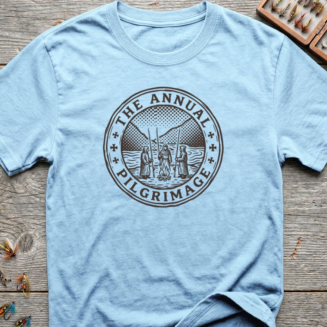 The Annual Pilgrimage - Light Blue t-shirt