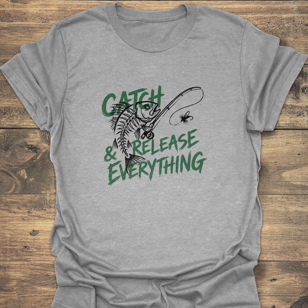 Catch & Release Everything - Sport Grey t-shirt
