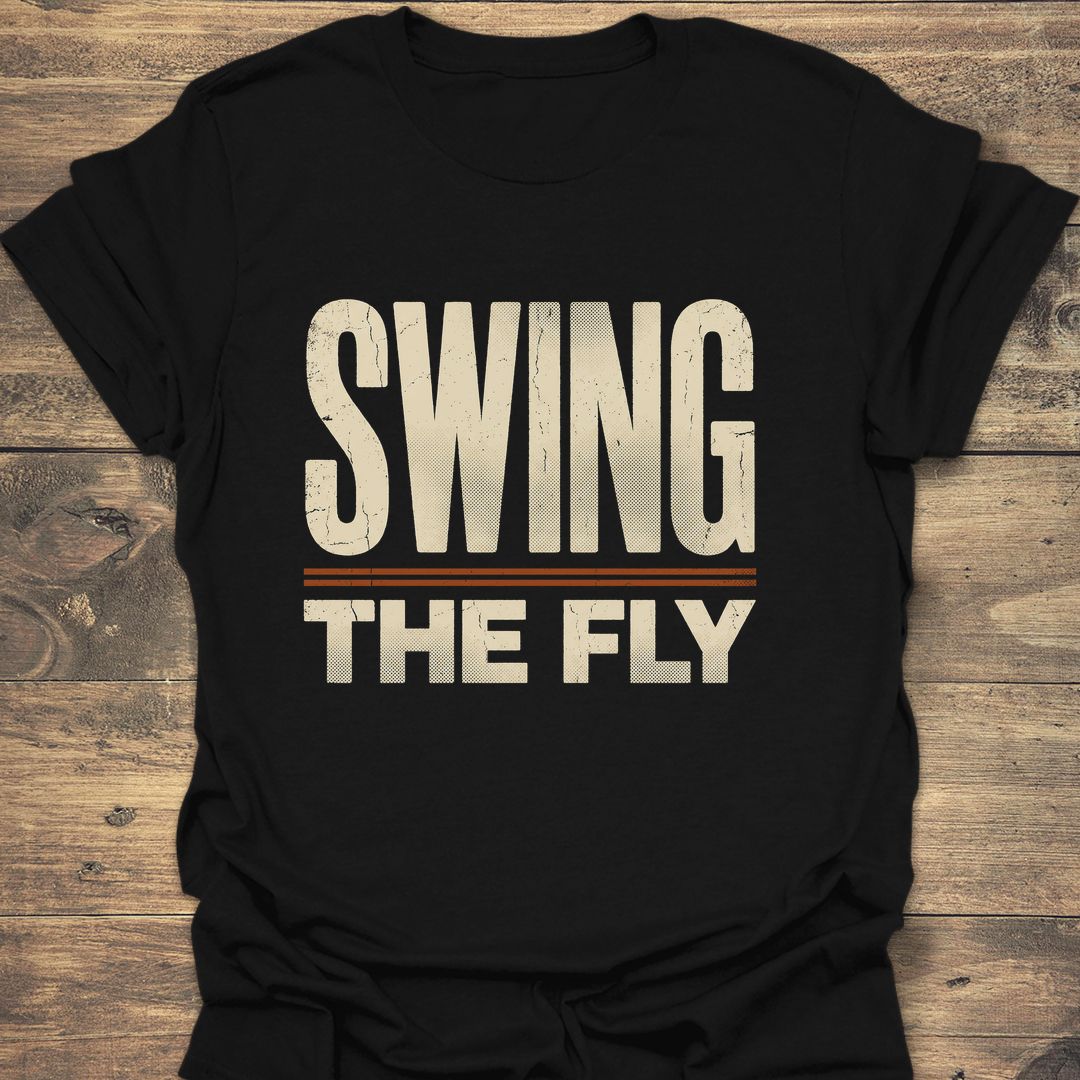 Swing The Fly - Black t-shirt