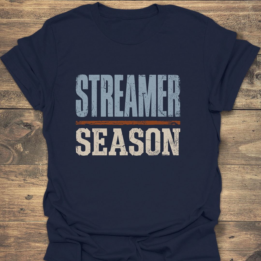 Streamer Season - Navy t-shirt