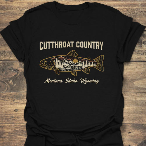 Cutthroat Country - Black t-shirt