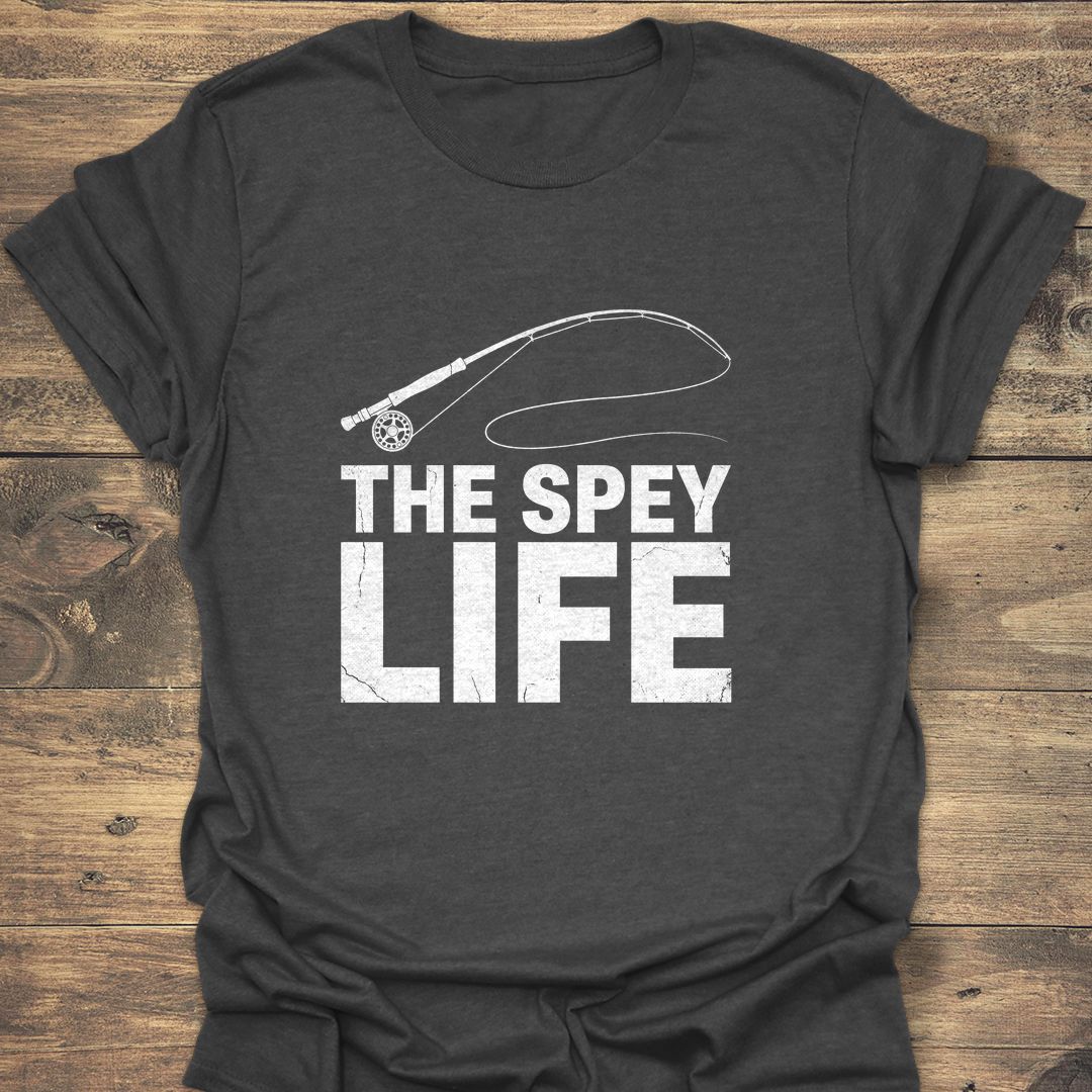 The Spey Life - Dark Heather t-shirt