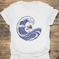 Great Wave Dry Fly - White t-shirt