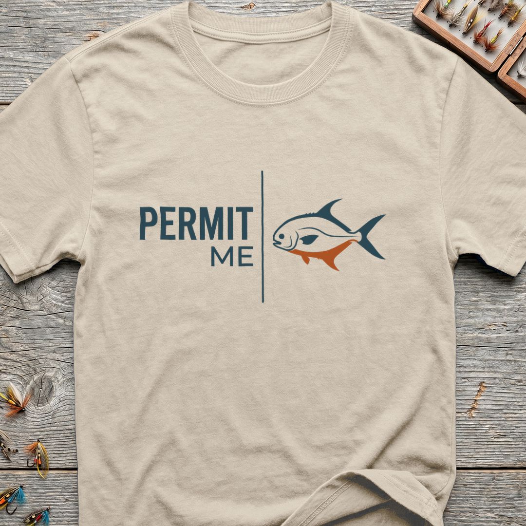 Permit Me - Natural t-shirt