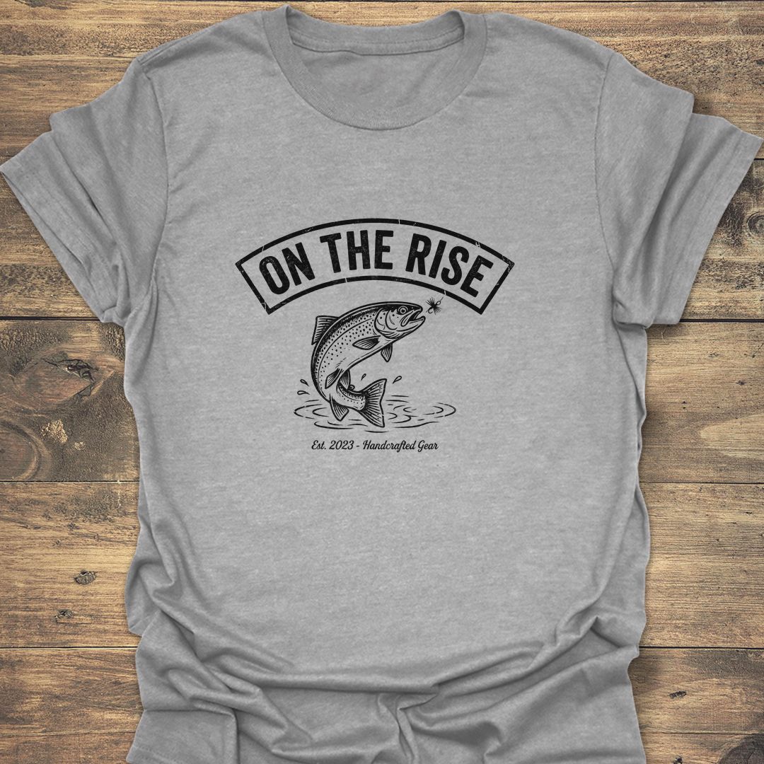 On The Rise Trout - Sport Grey t-shirt