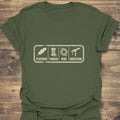 Feathers Thread Wire Obsession - Military Green t-shirt