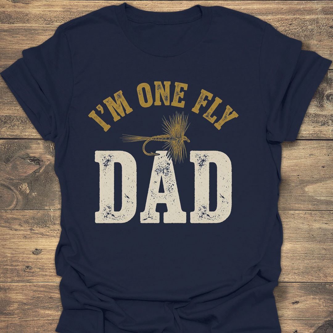I'm One Fly Dad - Navy t-shirt