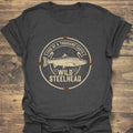 Wild Steelhead Thousand Casts - Dark Heather t-shirt