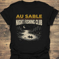 Au Sable Night Fishing Club - Black t-shirt