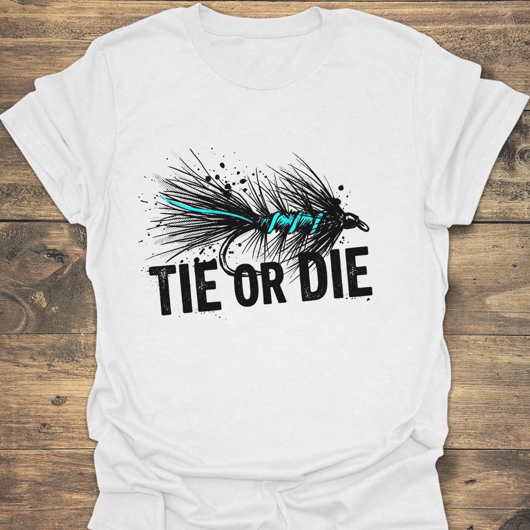Tie Or Die - White t-shirt