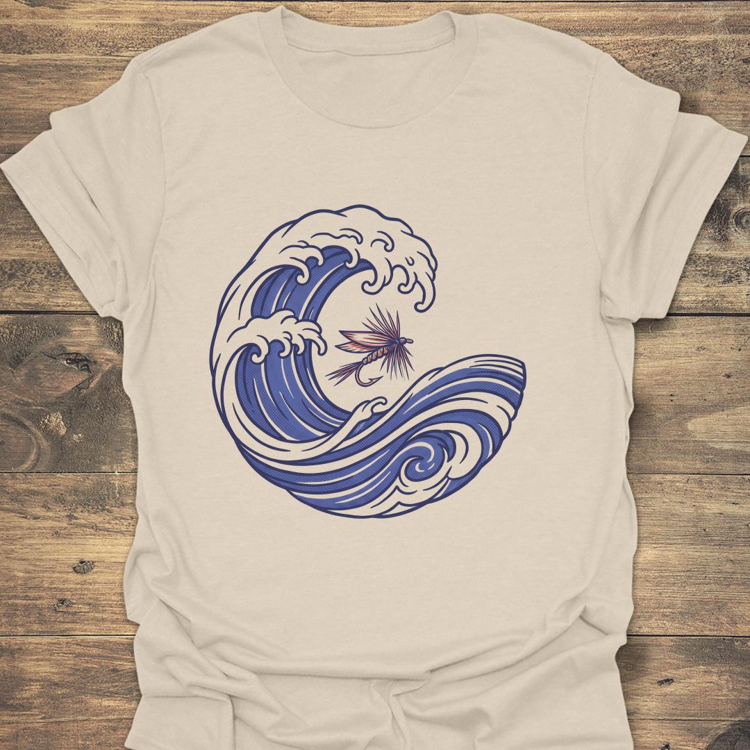 Great Wave Dry Fly - Natural t-shirt