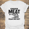 Chuck Meat Streamer Junkie - White t-shirt