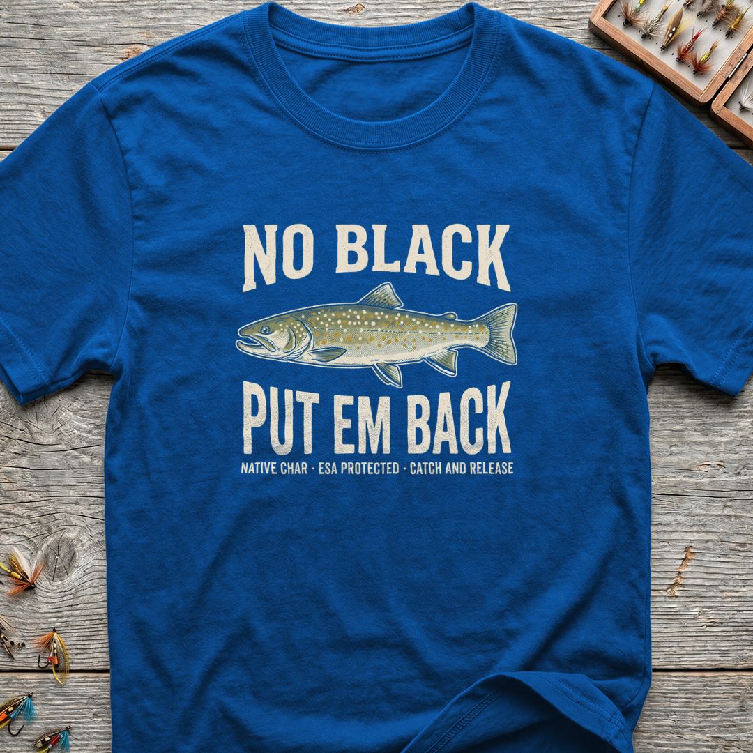 No Black Put Em Back - Royal t-shirt