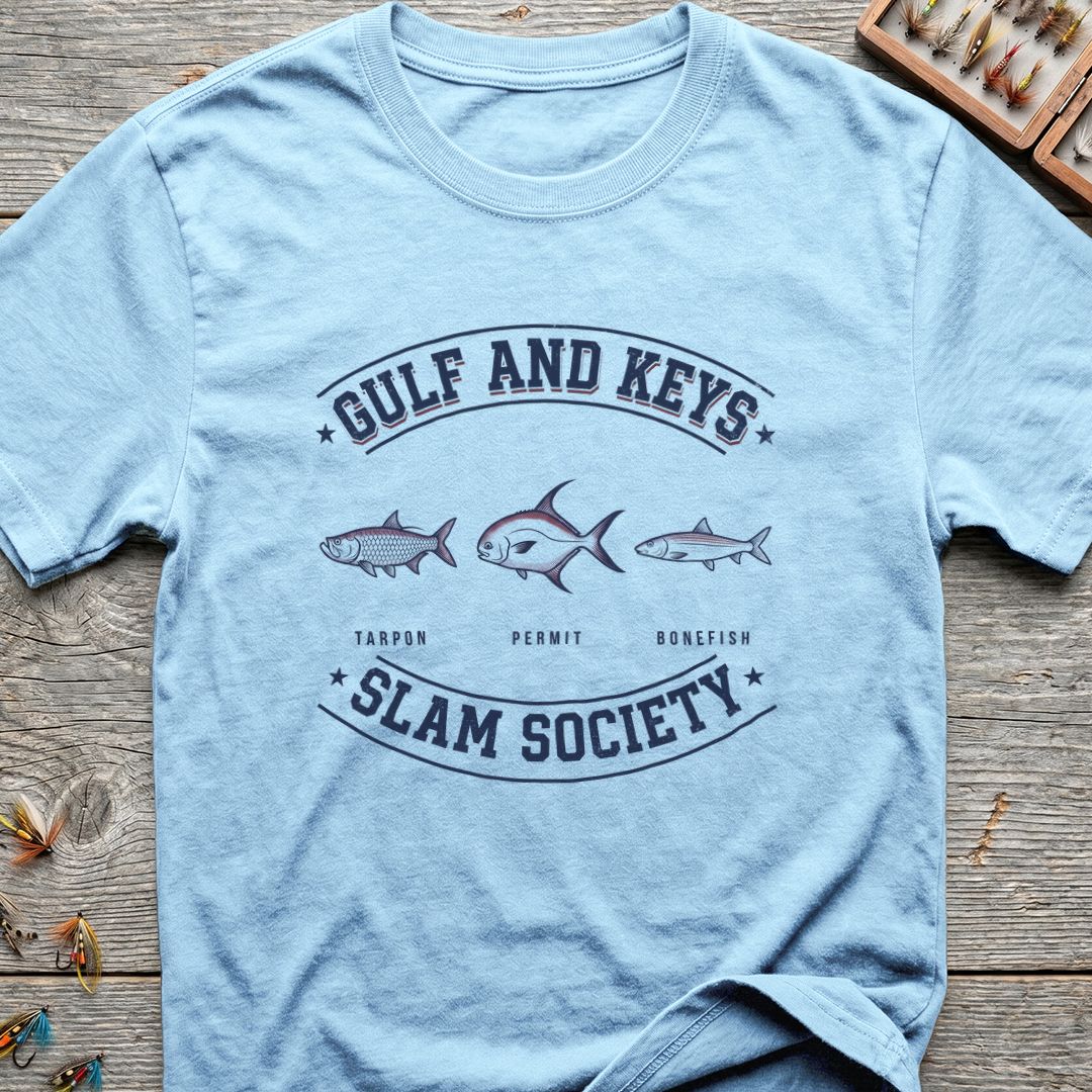 Gulf and Keys Slam Society - Light Blue t-shirt
