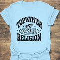 Topwater Religion - Light Blue t-shirt