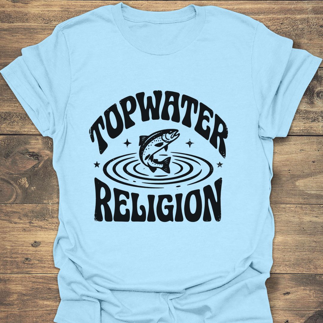 Topwater Religion - Light Blue t-shirt
