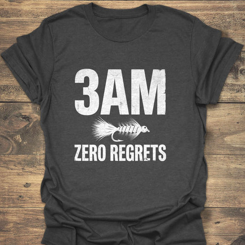 3AM Zero Regrets - Dark Heather t-shirt