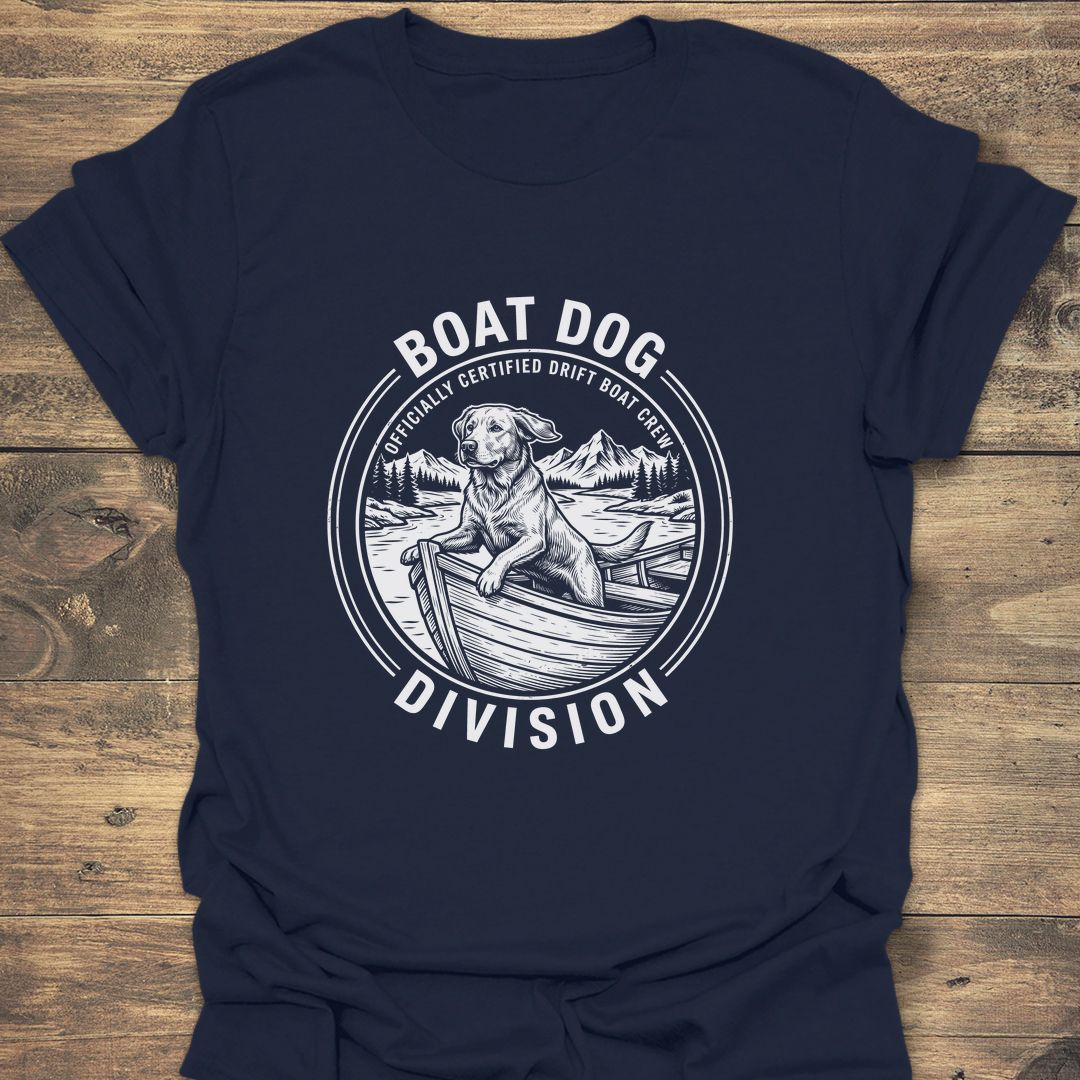 Boat Dog Division - Navy t-shirt