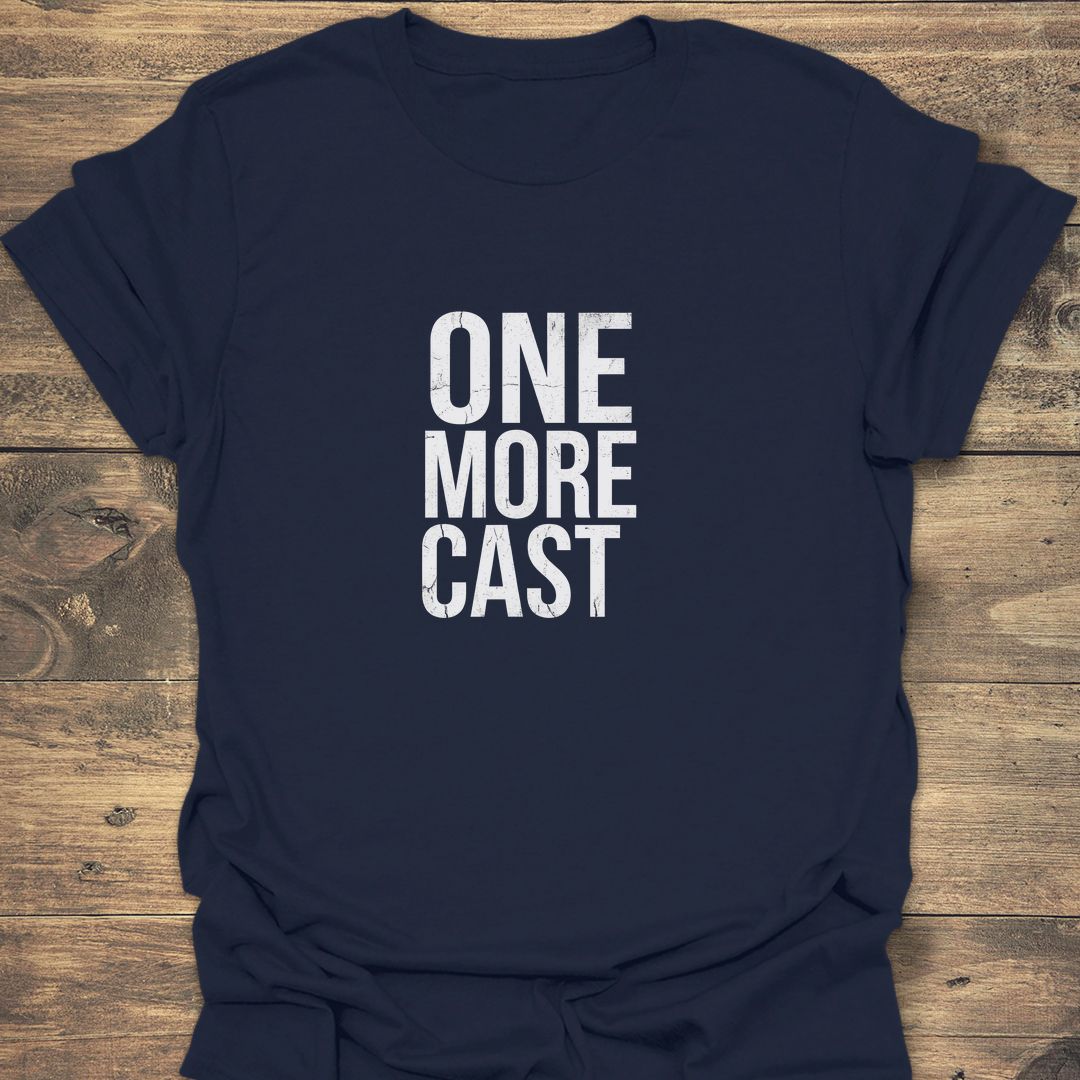 One More Cast - Navy t-shirt