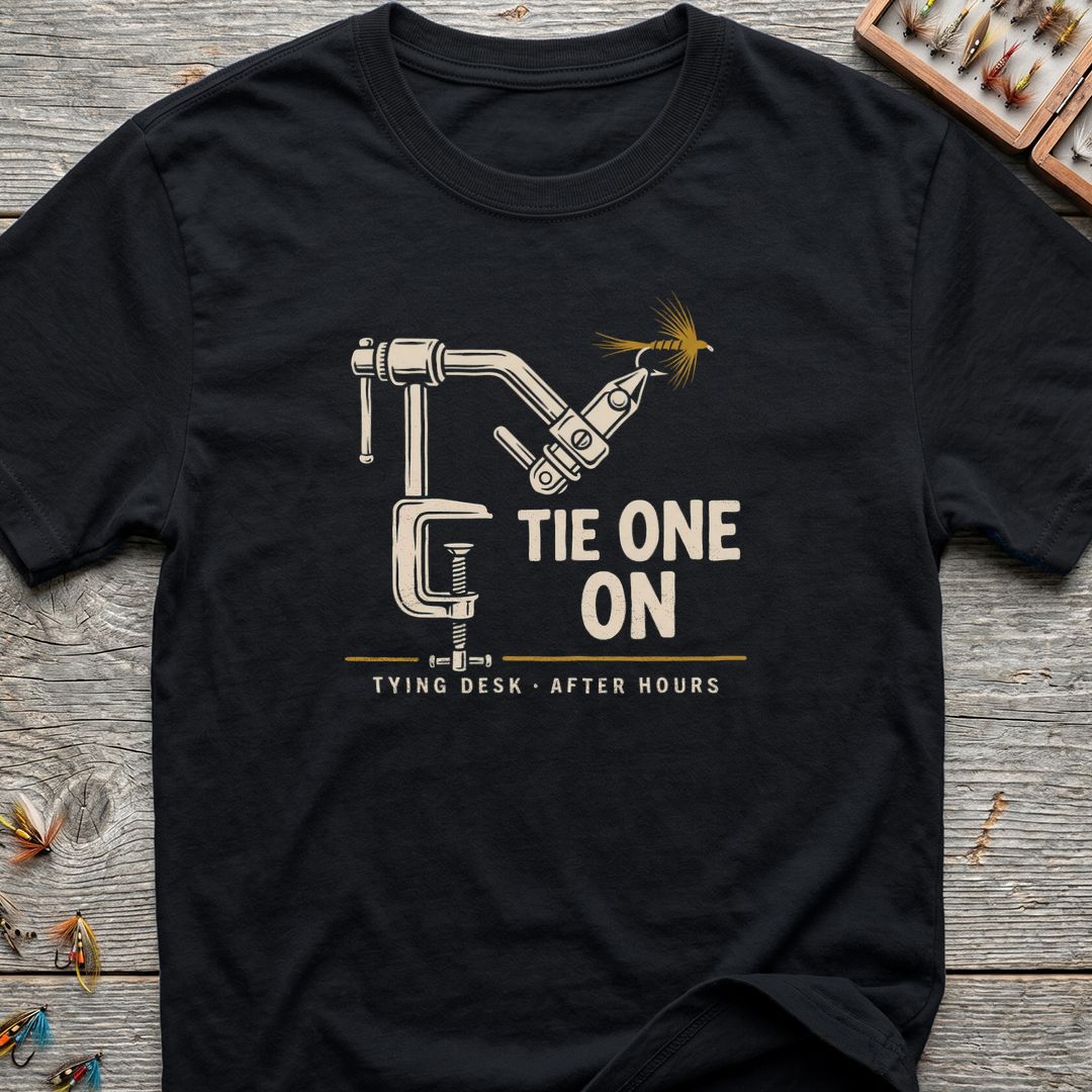 Tie One On - Black t-shirt