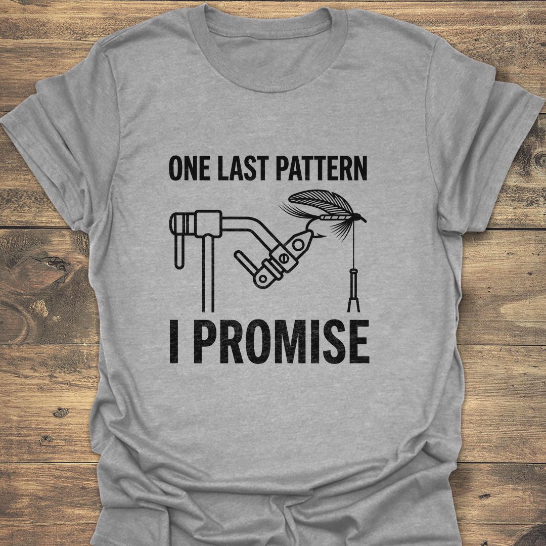 One Last Pattern I Promise - Sport Grey t-shirt