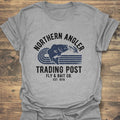 Northern Angler Trading Post - Sport Grey t-shirt