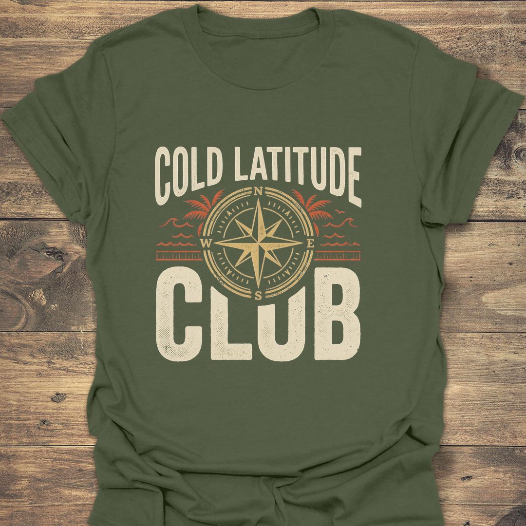 Cold Latitude Club - Military Green t-shirt