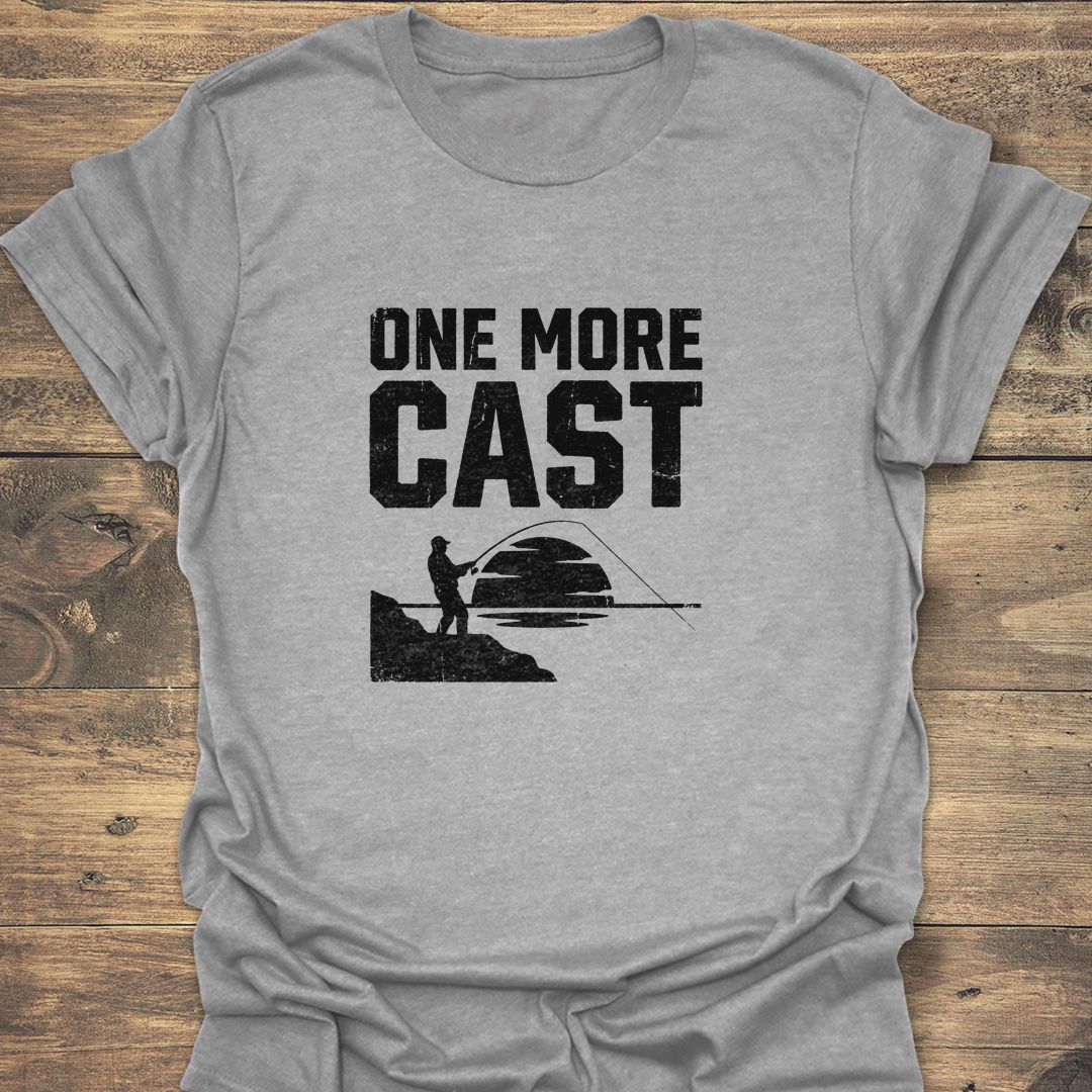 One More Cast - Sport Grey t-shirt