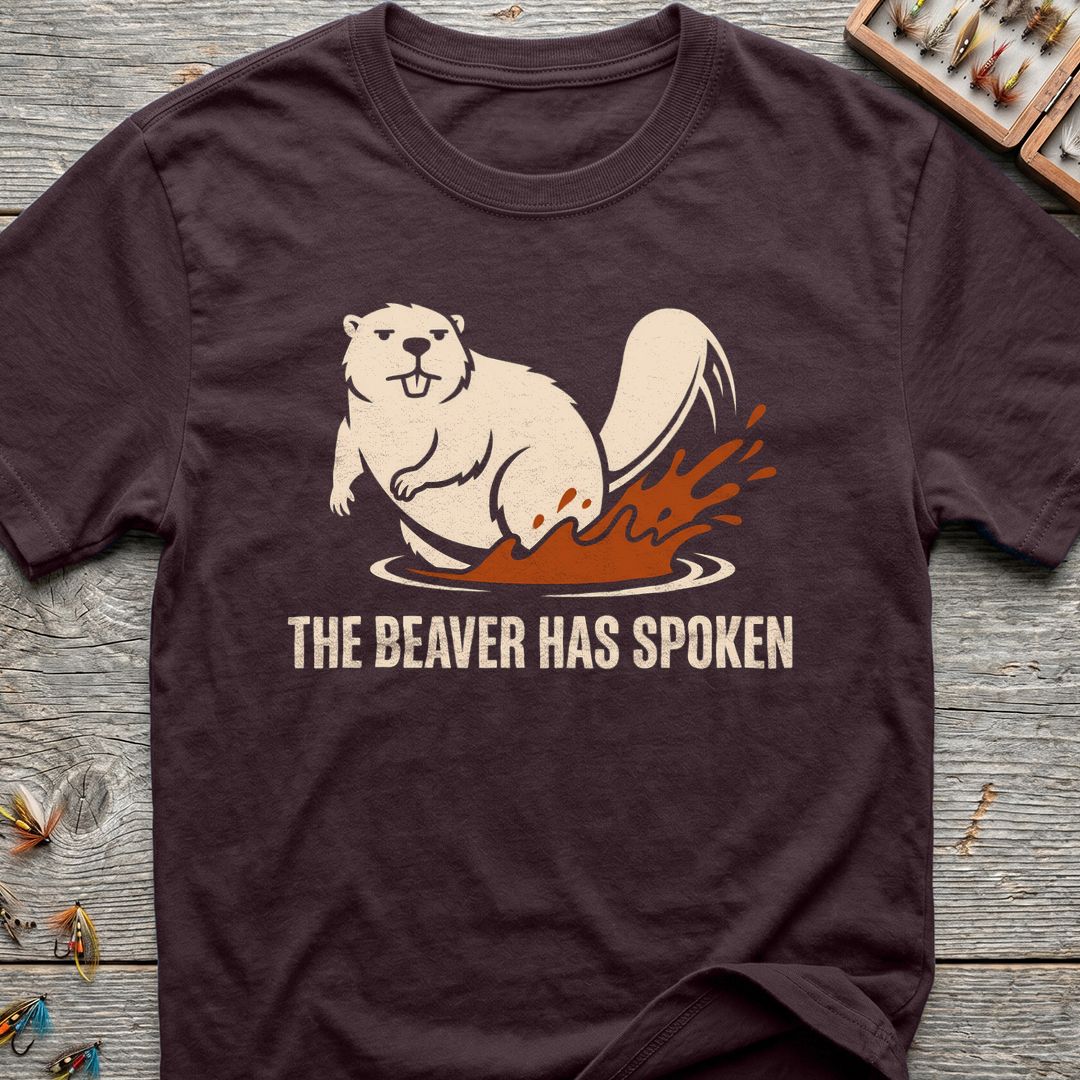 The Beaver Has Spoken - Dark Chocolate t-shirt