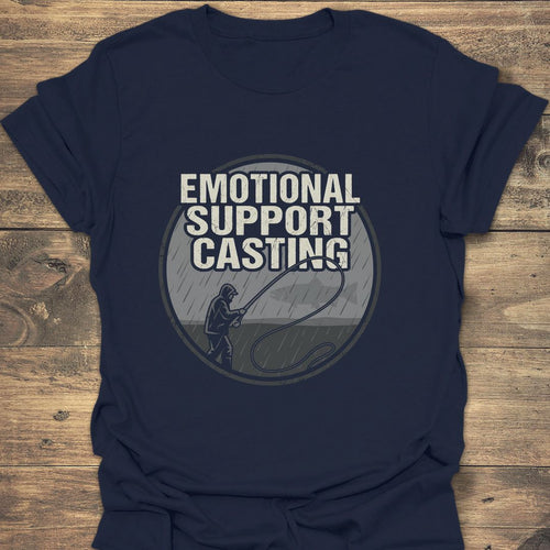 Emotional Support Casting - Navy t-shirt