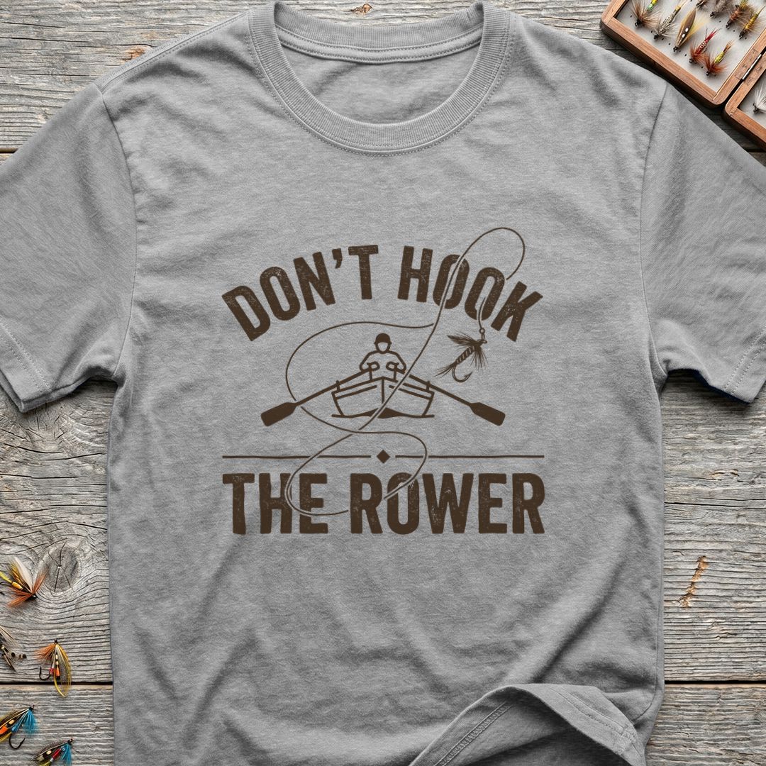 Don't Hook The Rower - Sport Grey t-shirt