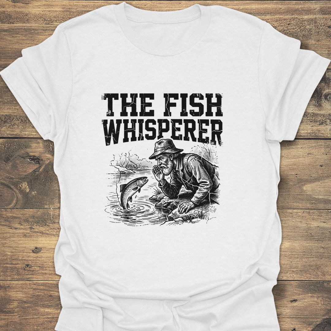 The Fish Whisperer - White t-shirt